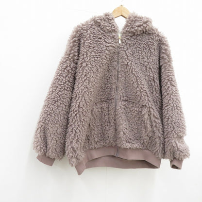 gelato pique | ジェラートピケ トイプードルボアパーカ ブルゾン PWFT225251 サイズ：ONE SIZE グレー【瀬戸大橋店】