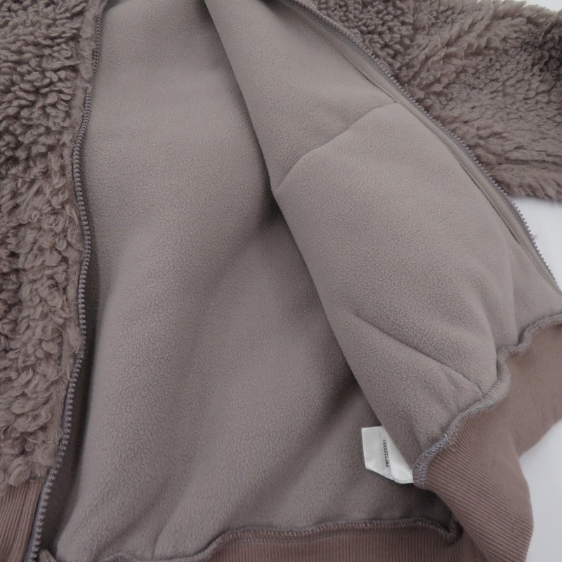 gelato pique | ジェラートピケ トイプードルボアパーカ ブルゾン PWFT225251 サイズ：ONE SIZE グレー【瀬戸大橋店】