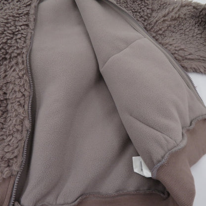 gelato pique | ジェラートピケ トイプードルボアパーカ ブルゾン PWFT225251 サイズ：ONE SIZE グレー【瀬戸大橋店】