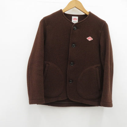Danton | ダントン ウールモッサ ノーカラージャケット その他アウター JD-8903 WOM ブラウン サイズ：34【瀬戸大橋店】