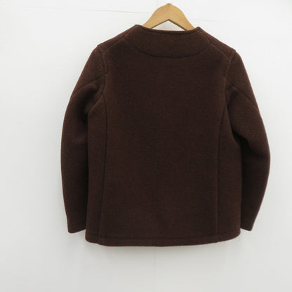 Danton | ダントン ウールモッサ ノーカラージャケット その他アウター JD-8903 WOM ブラウン サイズ：34【瀬戸大橋店】