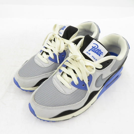 NIKE | ナイキ ×Patta AM90 スニーカー HF8814-002 サイズ:24.5cm グレー 24.5cm【瀬戸大橋店】