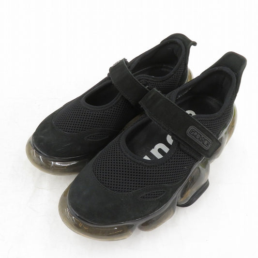 grounds スニーカー サイズ:24.0cm ブラック 24cm【瀬戸大橋店】