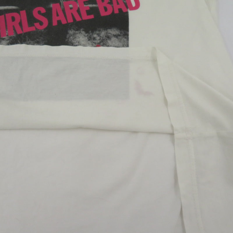 Thee Hysteric XXX | ジィヒステリックトリプルエックス NIAGARA/AGAB 半袖Ｔシャツ 06221CT10 ホワイト サイズ：L【瀬戸大橋店】