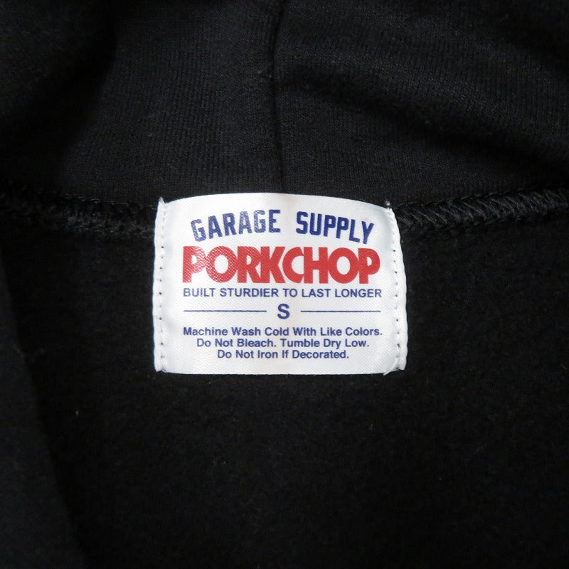 PORK CHOP | ポークチョップ パーカー ブラック サイズ：S【瀬戸大橋店】