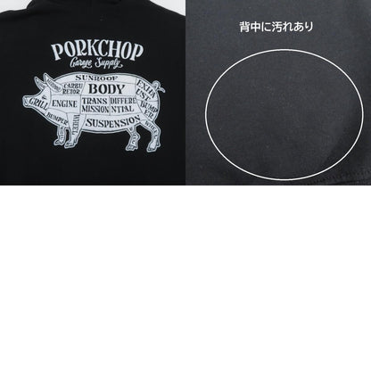PORK CHOP | ポークチョップ パーカー ブラック サイズ：S【瀬戸大橋店】