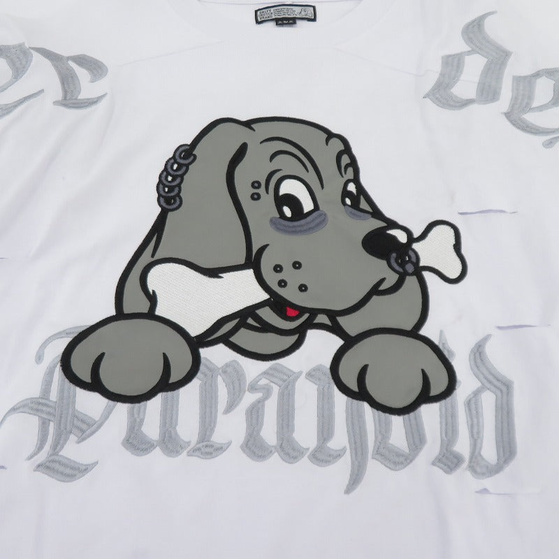 GALFY | ガルフィー 病みに染まりしロンT 長袖Ｔシャツ 143090 ホワイト サイズ：XL【瀬戸大橋店】