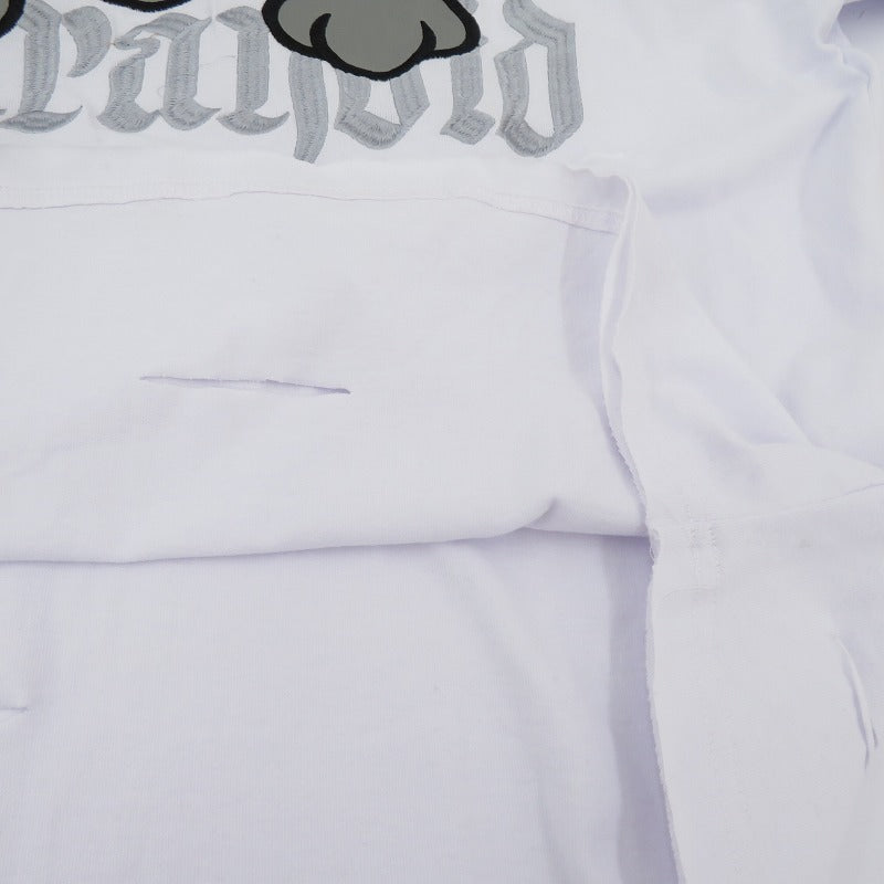 GALFY | ガルフィー 病みに染まりしロンT 長袖Ｔシャツ 143090 ホワイト サイズ：XL【瀬戸大橋店】