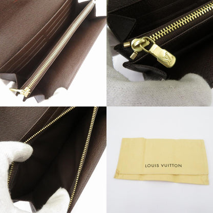 LOUIS VUITTON | ルイ・ヴィトン ダミエ エベヌ ポルトフォイユ・サラ 長財布 N61734 ブラウン【瀬戸大橋店】