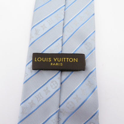 LOUIS VUITTON | ルイ・ヴィトン モノグラム ストライプ ネクタイ ブルー【瀬戸大橋店】
