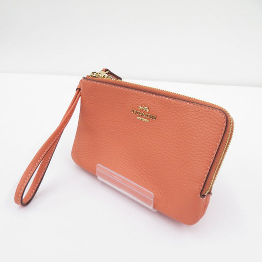 COACH | コーチ ダブルコーナージップ リストレットポーチ ポーチ L2211-6649 ピンク【瀬戸大橋店】