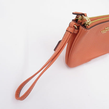 COACH | コーチ ダブルコーナージップ リストレットポーチ ポーチ L2211-6649 ピンク【瀬戸大橋店】