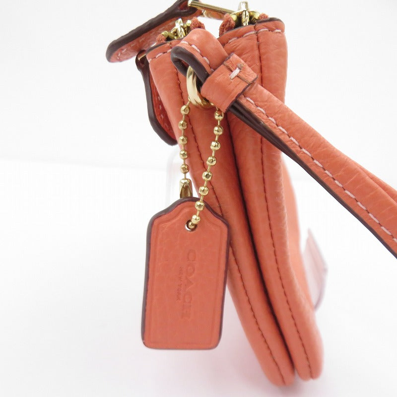 COACH | コーチ ダブルコーナージップ リストレットポーチ ポーチ L2211-6649 ピンク【瀬戸大橋店】