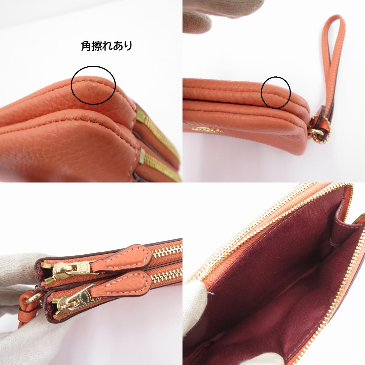 COACH | コーチ ダブルコーナージップ リストレットポーチ ポーチ L2211-6649 ピンク【瀬戸大橋店】