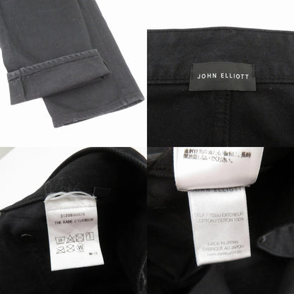JOHN ELLIOTT THE KANE2 デニムパンツ 3120600026 ブラック サイズ：31【瀬戸大橋店】
