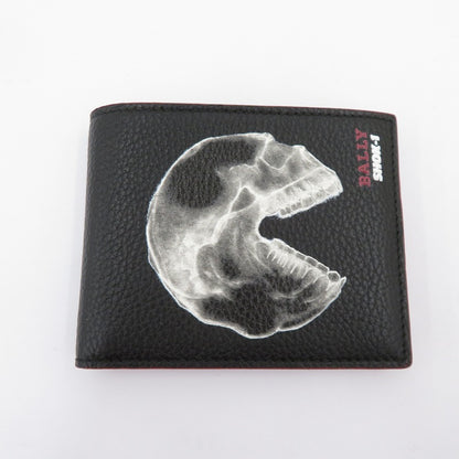 BALLY | バリー ×SHOK-1 18aw 二つ折り財布 ブラック【瀬戸大橋店】