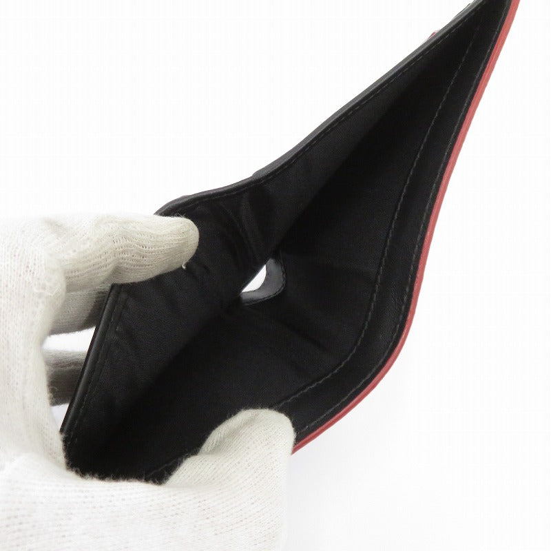 BALLY | バリー ×SHOK-1 18aw 二つ折り財布 ブラック【瀬戸大橋店】