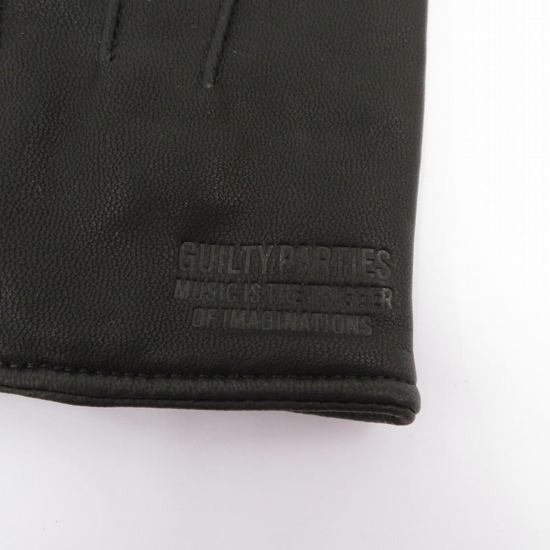 WACKOMARIA | ワコマリア LEATHER GLOVE 25FW 手袋 25FW-WMA-GL01 ブラック【瀬戸大橋店】