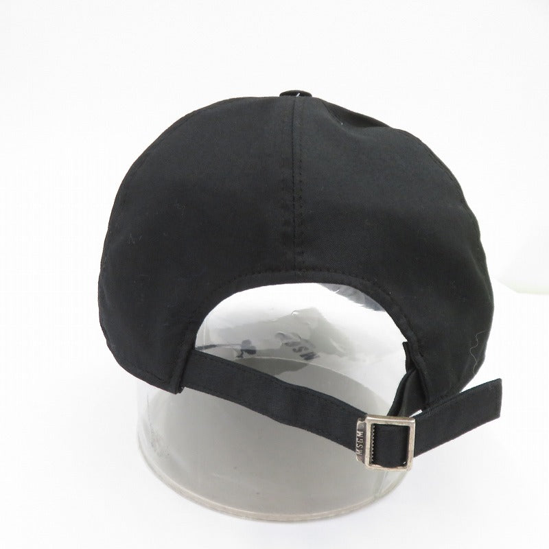 MSGM | エムエスジーエム LOGO CAP キャップ 3240ML05 ブラック【瀬戸大橋店】
