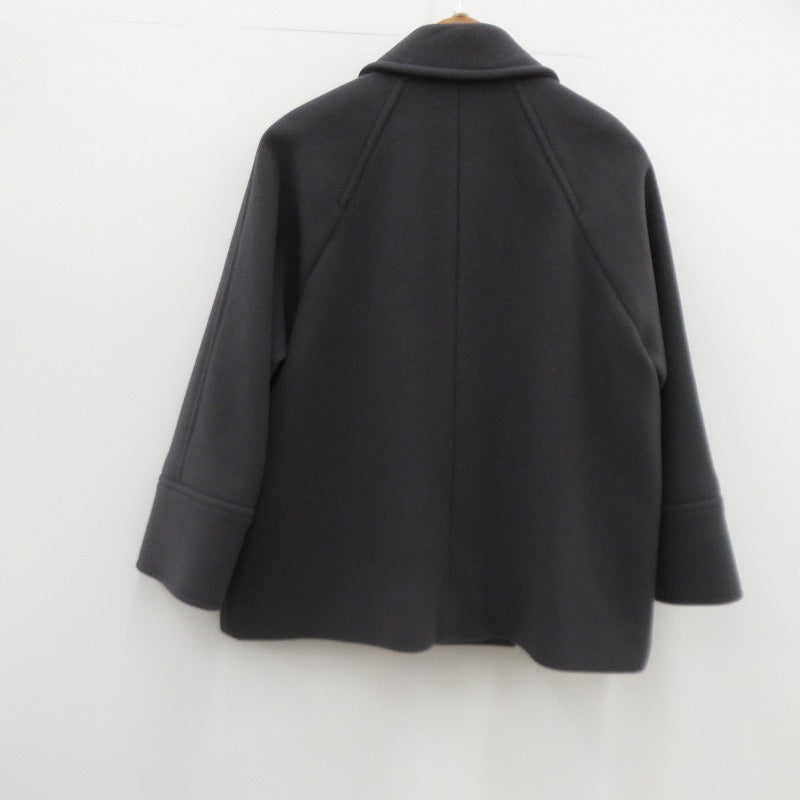 Spick&Span | スピックアンドスパン W/Nyモッサステンカラーショートコート その他アウター 24-020-200-2090 グレー サイズ：34【瀬戸大橋店】