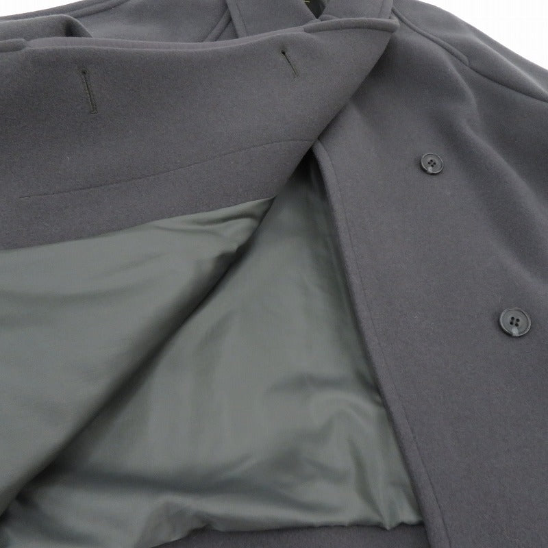 Spick&Span | スピックアンドスパン W/Nyモッサステンカラーショートコート その他アウター 24-020-200-2090 グレー サイズ：34【瀬戸大橋店】