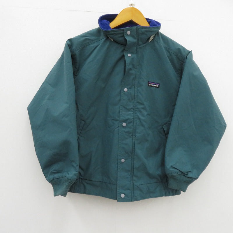 patagonia | パタゴニア シェルド シンチラ ジャケット ナイロンジャケット サイズ：KID'S 10 グリーン【瀬戸大橋店】