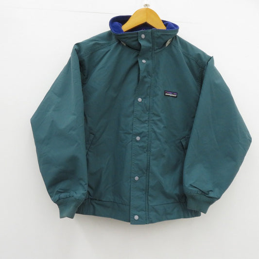 patagonia | パタゴニア シェルド シンチラ ジャケット ナイロンジャケット サイズ：KID'S 10 グリーン【瀬戸大橋店】