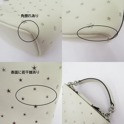 JIMMY CHOO | ジミーチュウ スタースタッズ バケットバッグ その他バッグ ホワイト【瀬戸大橋店】