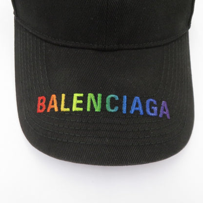 BALENCIAGA | バレンシアガ レインボーロゴ キャップ ブラック【瀬戸大橋店】