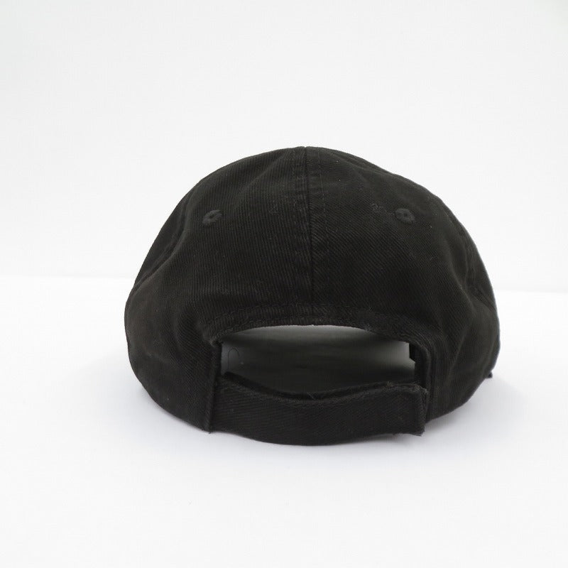 BALENCIAGA | バレンシアガ レインボーロゴ キャップ ブラック【瀬戸大橋店】