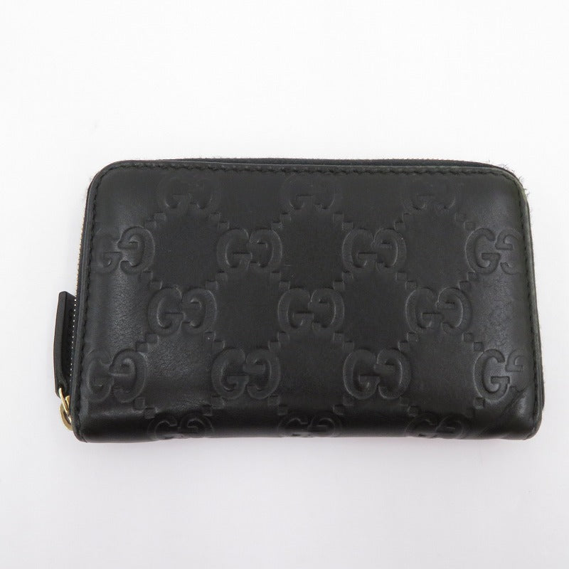 GUCCI | グッチ グッチシマ ラウンドファスナーコインケース コインケース 235558･2149 ブラック【瀬戸大橋店】