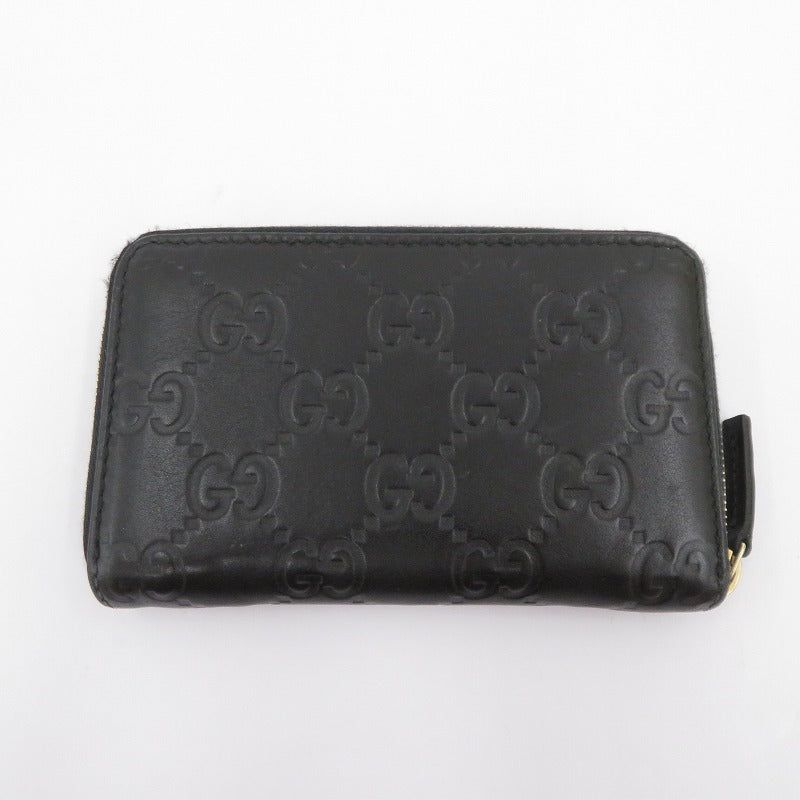 GUCCI | グッチ グッチシマ ラウンドファスナーコインケース コインケース 235558･2149 ブラック【瀬戸大橋店】