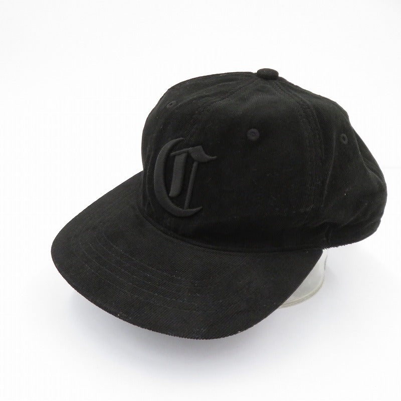 COOTIE | クーティー Corduroy 6 Panel Cap キャップ CTE-24A541 ブラック サイズ：FreeSize【瀬戸大橋店】