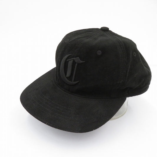 COOTIE | クーティー Corduroy 6 Panel Cap キャップ CTE-24A541 ブラック サイズ：FreeSize【瀬戸大橋店】
