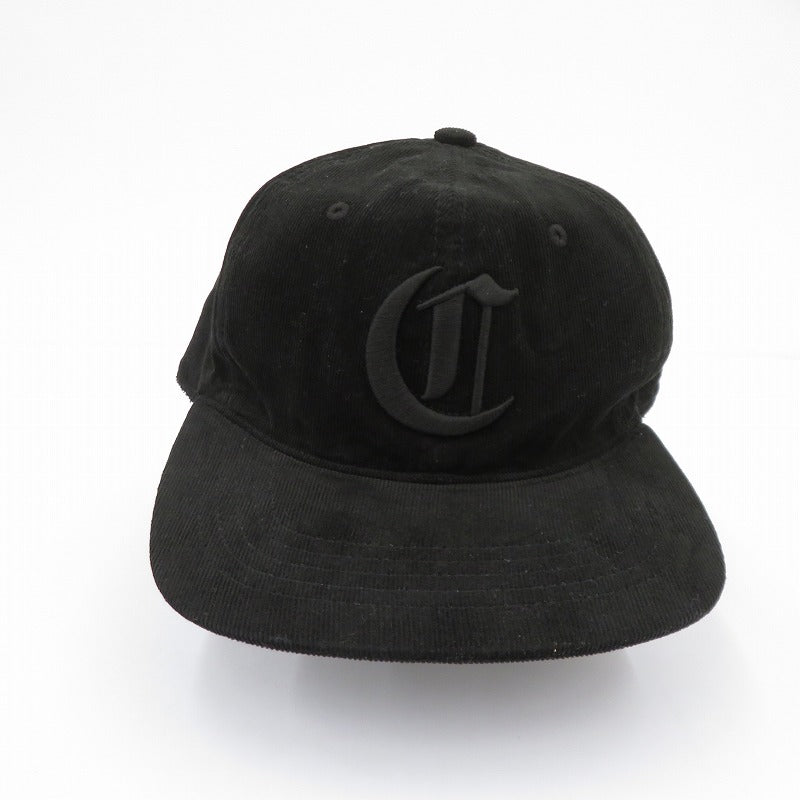 COOTIE | クーティー Corduroy 6 Panel Cap キャップ CTE-24A541 ブラック サイズ：FreeSize【瀬戸大橋店】