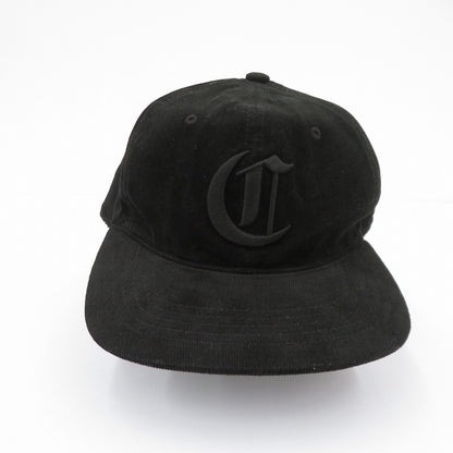 COOTIE | クーティー Corduroy 6 Panel Cap キャップ CTE-24A541 ブラック サイズ：FreeSize【瀬戸大橋店】