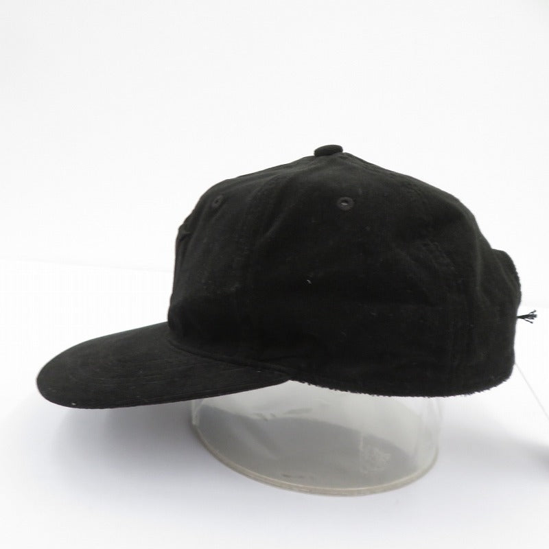 COOTIE | クーティー Corduroy 6 Panel Cap キャップ CTE-24A541 ブラック サイズ：FreeSize【瀬戸大橋店】