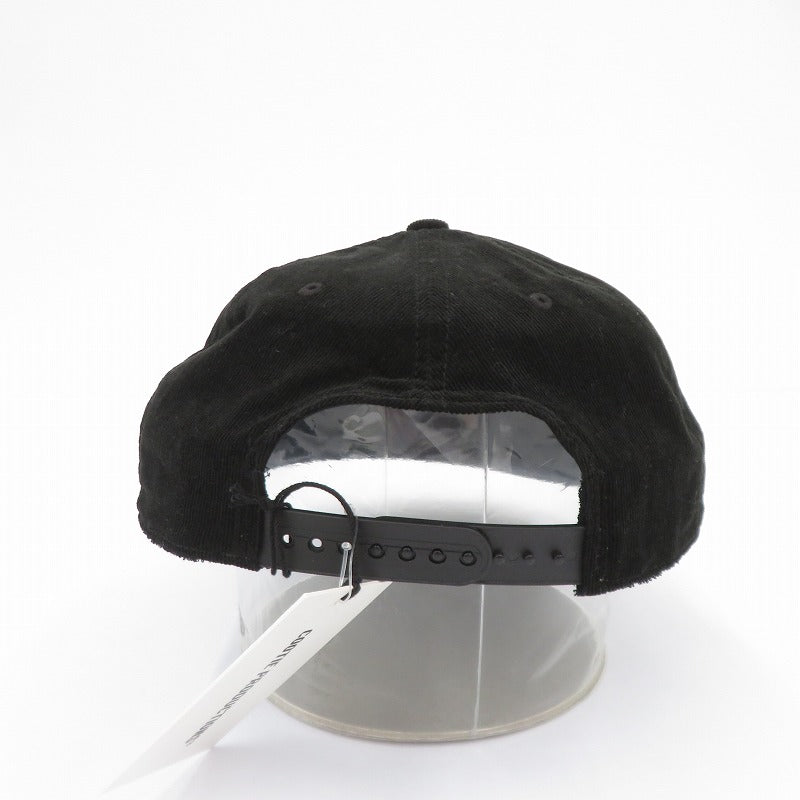 COOTIE | クーティー Corduroy 6 Panel Cap キャップ CTE-24A541 ブラック サイズ：FreeSize【瀬戸大橋店】