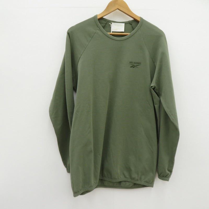 Reebok | リーボック × HED MAYNER 長袖Ｔシャツ RMAA00BC99JER001 カーキグリーン サイズ：S【瀬戸大橋店】