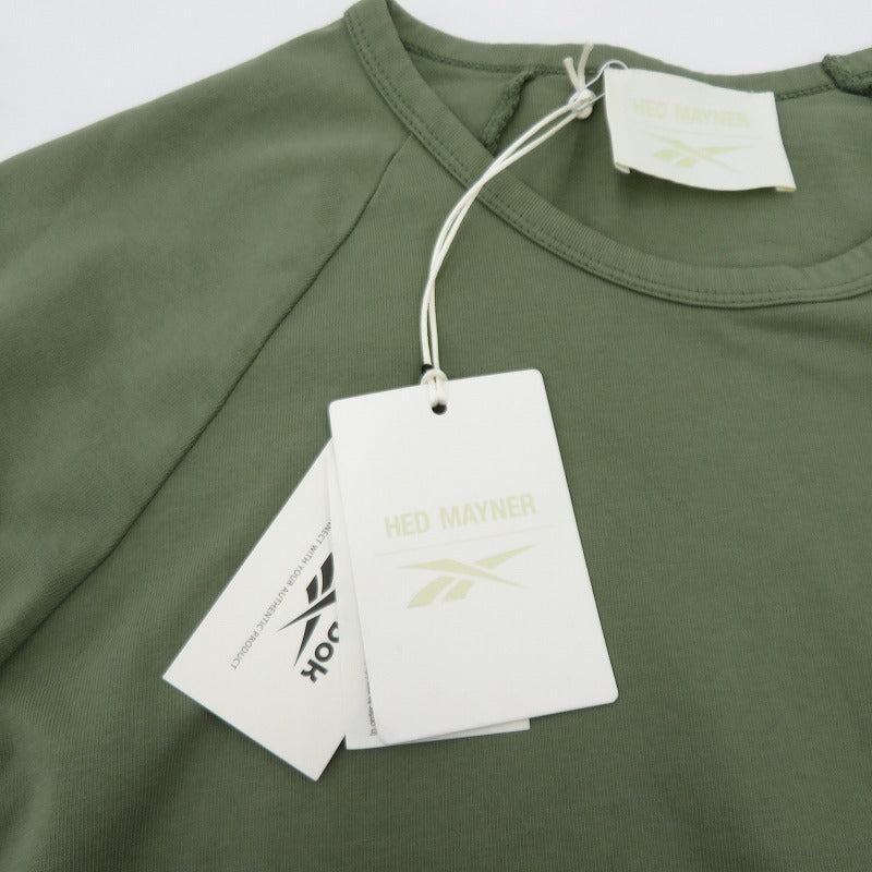 Reebok | リーボック × HED MAYNER 長袖Ｔシャツ RMAA00BC99JER001 カーキグリーン サイズ：S【瀬戸大橋店】