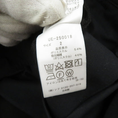 uniform experiment | ユニフォームエクスペリメント HIGH STRETCH PIQUE LONG PANTS パンツ UE-250018 ブラック サイズ：2【瀬戸大橋店】