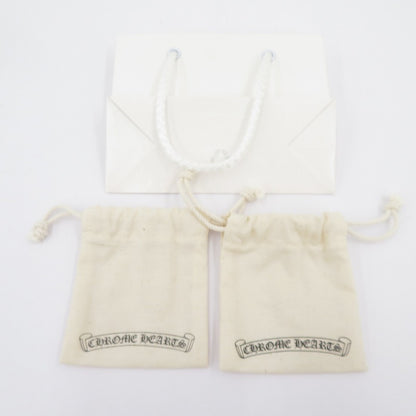 CHROME HEARTS | クロムハーツ RUBBER HOOP CROSS ピアス ホワイト【瀬戸大橋店】