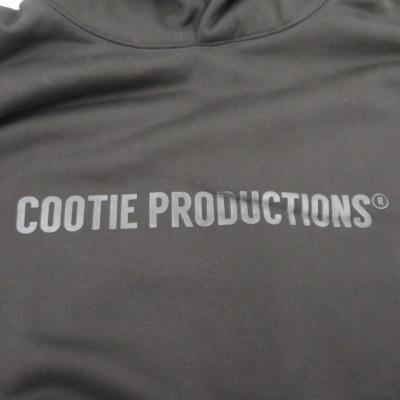 COOTIE | クーティー Swallow Rib Sweat Hoodie パーカー CTE-25A339 ブラック サイズ：XL【瀬戸大橋店】