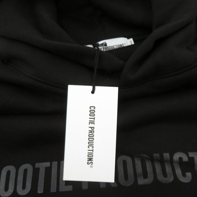 COOTIE | クーティー Swallow Rib Sweat Hoodie パーカー CTE-25A339 ブラック サイズ：XL【瀬戸大橋店】