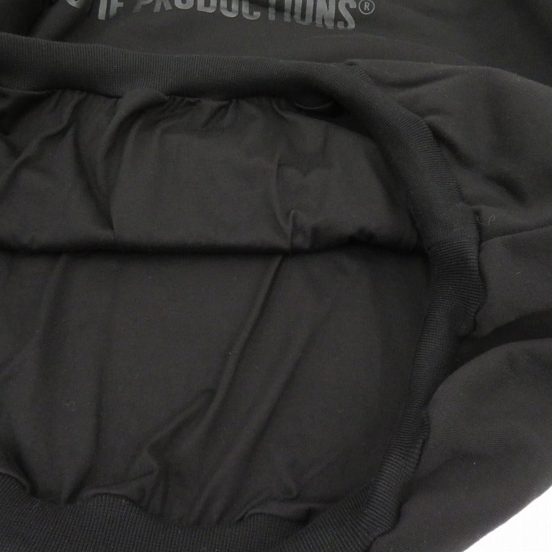 COOTIE | クーティー Swallow Rib Sweat Hoodie パーカー CTE-25A339 ブラック サイズ：XL【瀬戸大橋店】