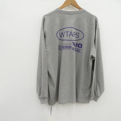 W)TAPS | ダブルタップス PROTECTED BY/LS/COTTON 長袖Ｔシャツ 252ATDT-LTM02S グレー サイズ：2【瀬戸大橋店】