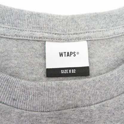 W)TAPS | ダブルタップス PROTECTED BY/LS/COTTON 長袖Ｔシャツ 252ATDT-LTM02S グレー サイズ：2【瀬戸大橋店】