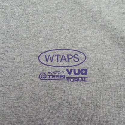 W)TAPS | ダブルタップス PROTECTED BY/LS/COTTON 長袖Ｔシャツ 252ATDT-LTM02S グレー サイズ：2【瀬戸大橋店】