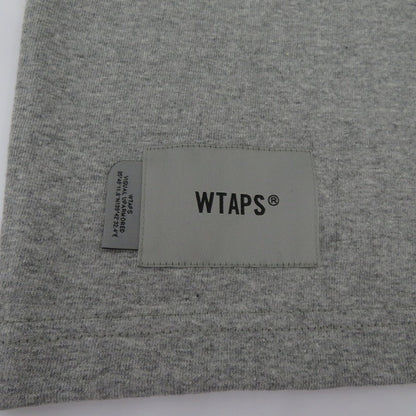 W)TAPS | ダブルタップス PROTECTED BY/LS/COTTON 長袖Ｔシャツ 252ATDT-LTM02S グレー サイズ：2【瀬戸大橋店】