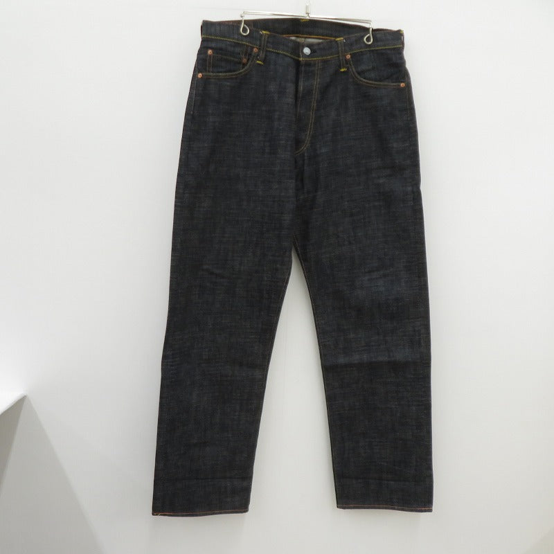 EVISU | エヴィス 虎 カモメ 刺繍 デニムパンツ 2001 サイズ:36×35 ネイビー【瀬戸大橋店】